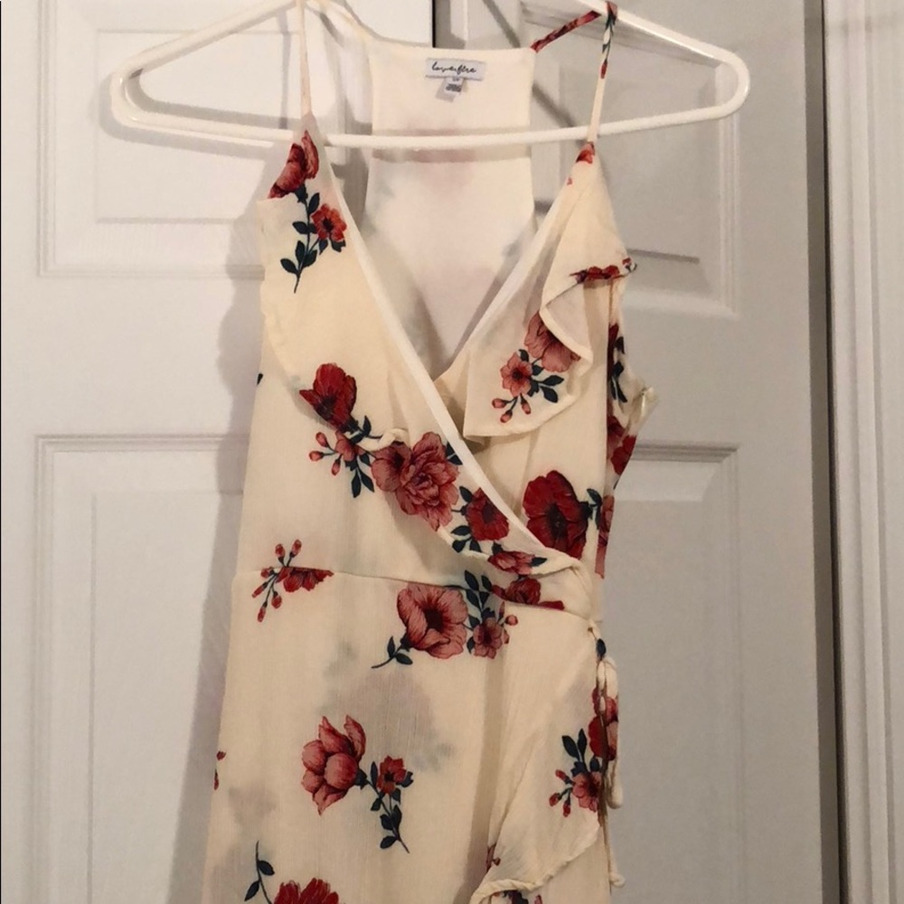 Floral Wrap Maxi Dress